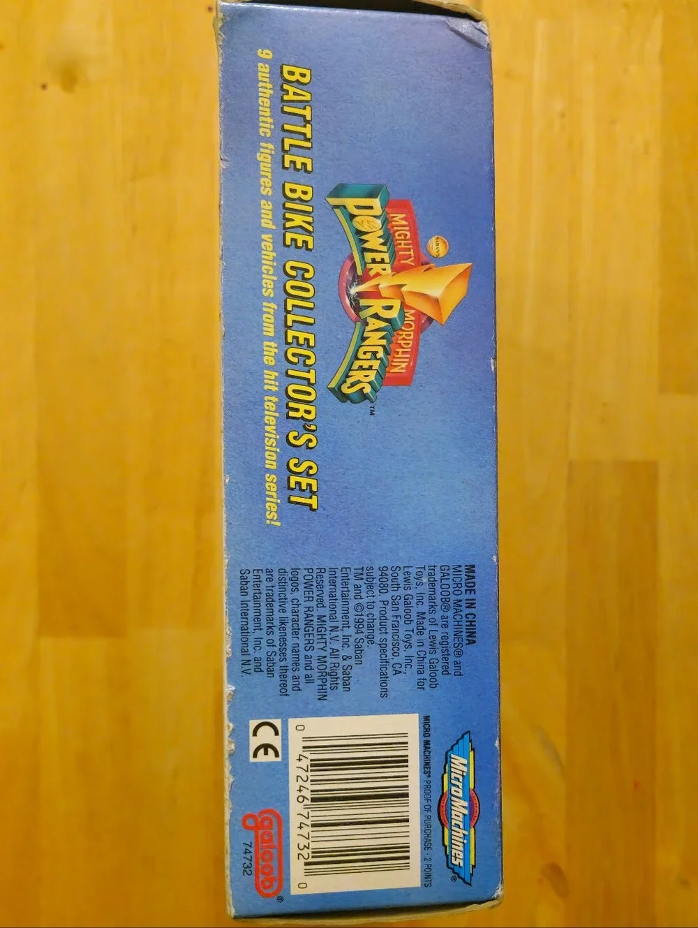 Micro Machines MMPR 1994 Collector's Edition Battle Bike Set | damaged new box